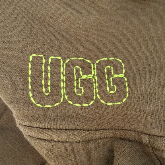 UGG Abbi Half Moon Sleeve Zip-Up Hoodie Size Small EUC - Picture 7 of 7